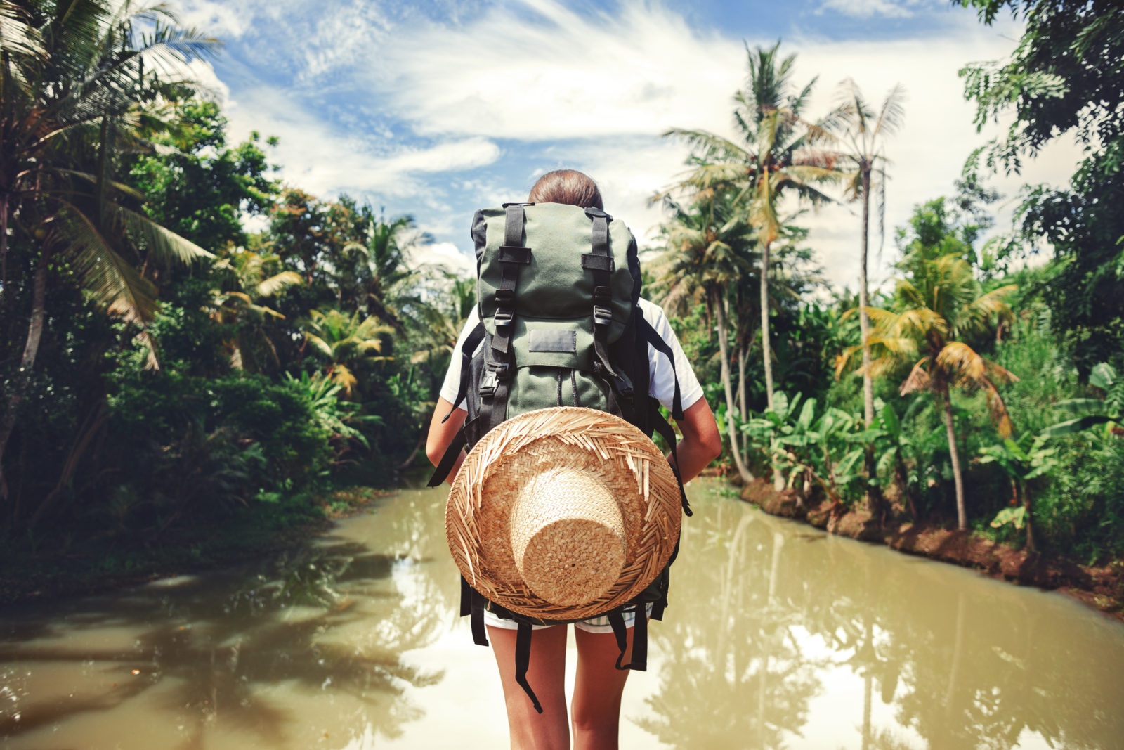 Woman hiking in tropical climate; Unique Things to Do in Fort Lauderdale