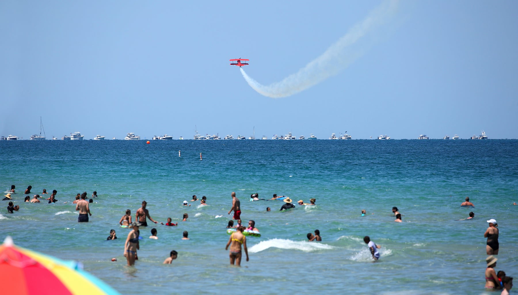 Airplane at Fort Lauderdale Beach Air Show