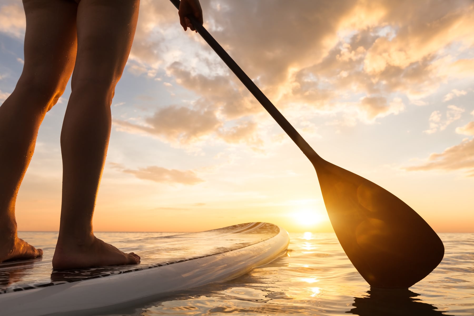 Fort Lauderdale Paddle boarding at sunset